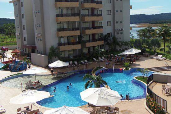 Apart-Hotel Marina Flat Caldas Novas Ngoại thất bức ảnh